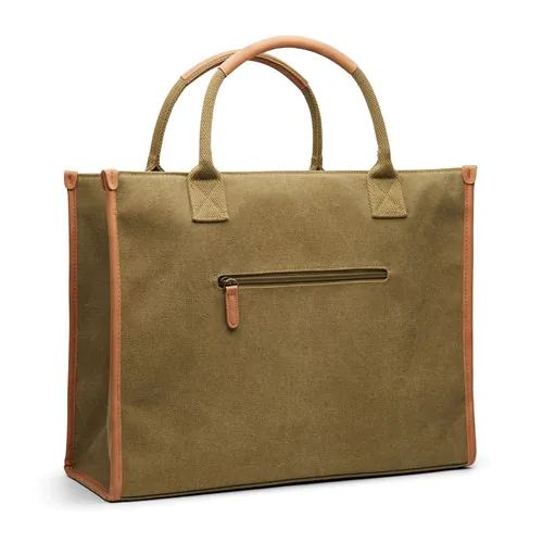 VINGA Bosler RCS recycled canvas office tote VINGA Bosler RCS recycled canvas office tote