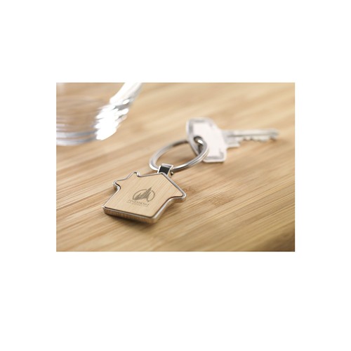 Casa bamboo keyring Casa bamboo keyring