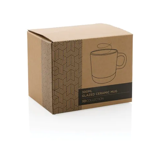 Taza de cerámica esmaltada 360ml.