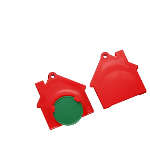 Chip holder with 1€ chip "house"