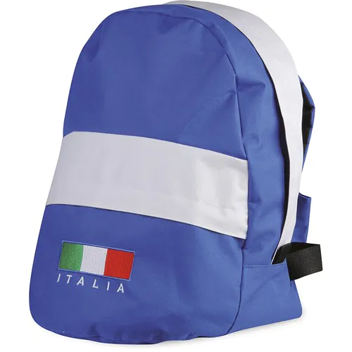 600D POLYESTER RUCKSACK WITH ITALIAN FLAG