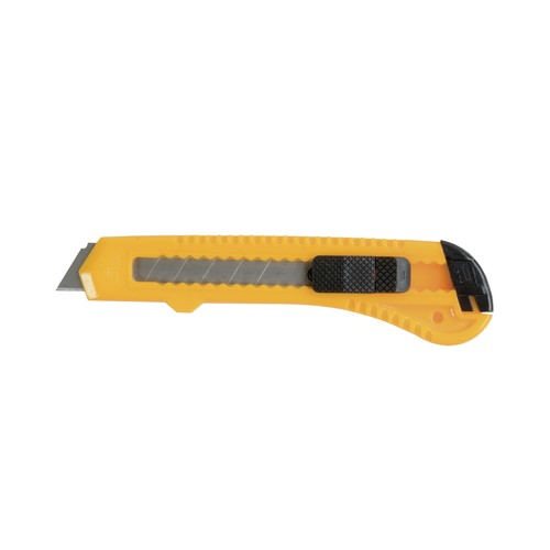 ABS Stanley knife with locking mechanism, medium