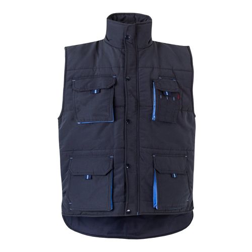 VL NERGAL. Padded vest, two-tone, multi-pocket (120g/m²), in polyester (100%) VL NERGAL. Padded vest, two-tone, multi-pocket (120g/m²), in polyester (100%)