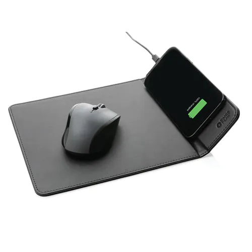 Swiss Peak RCS recycled PU 10W wireless charging mousepad Swiss Peak RCS recycled PU 10W wireless charging mousepad