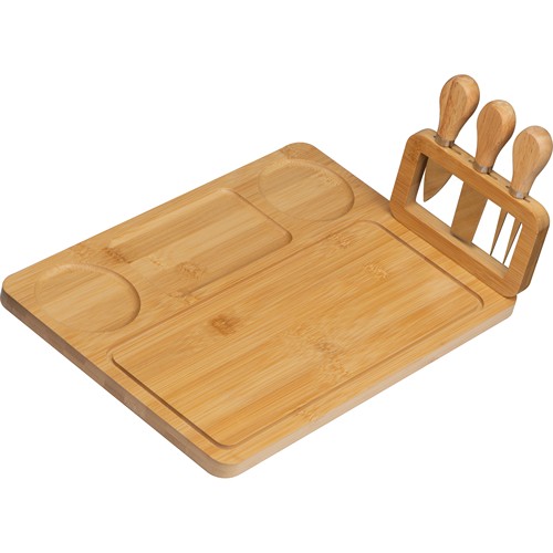 Bamboo cheese set