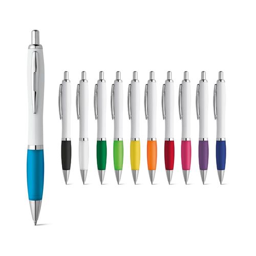 MOVE. Penna a sfera in ABS con clip e dettagli in metallo MOVE. Penna a sfera in ABS con clip e dettagli in metallo
