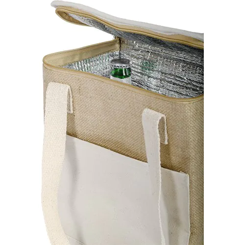 COOLER BAG IN JUTE AND COTTON COOLER BAG IN JUTE AND COTTON