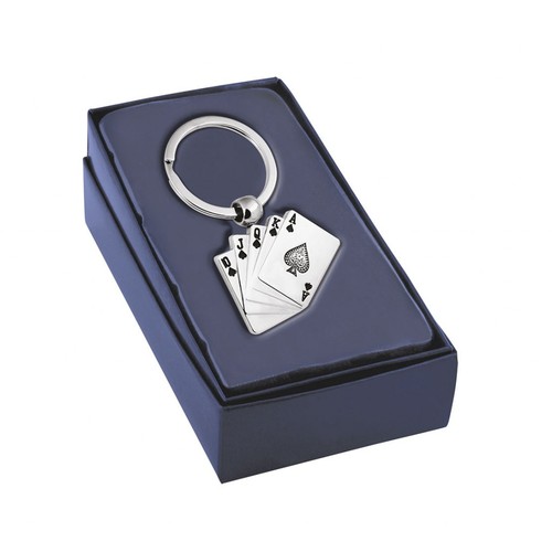 KEY CHAIN "ROYAL FLUSH" ROTATING