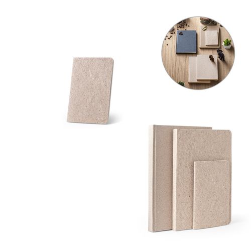 TEAPAD SOFT. Bloc-notes A6 avec couverture souple fabriquée à partir de déchets de feuilles de thé (65%) TEAPAD SOFT. Bloc-notes A6 avec couverture souple fabriquée à partir de déchets de feuilles de thé (65%)