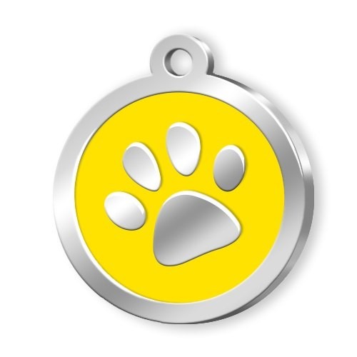 MEDAILLE CERCLE PATTE JAUNE