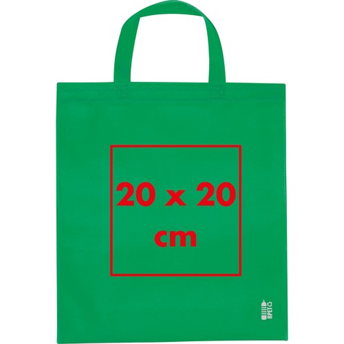 Shopping bag made of recycled non-woven