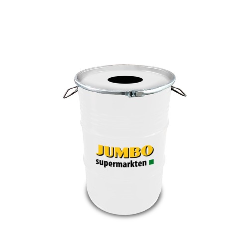 Barrel Bin Small RAL with Lid with Hole | 60 Liter Bin Barrel Bin Small RAL with Lid with Hole | 60 Liter Bin