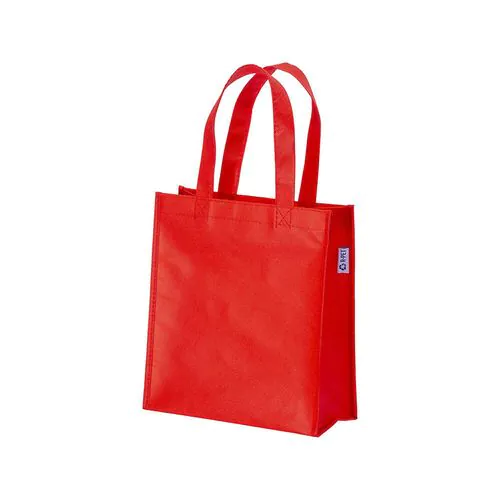 80 g / m2 R-pet mini shopping bag with short handles and gusset 80 g / m2 R-pet mini shopping bag with short handles and gusset