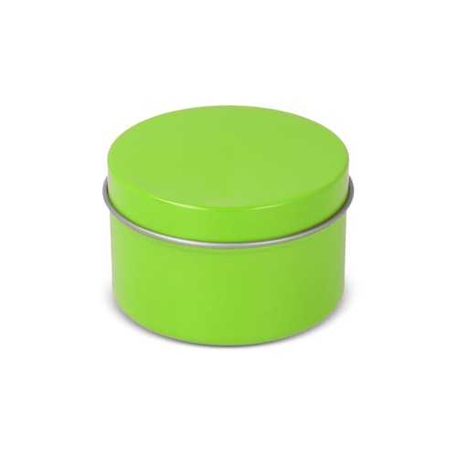 Bougie parfumée à base de plantes Kirtan dans une grande boîte en métal recyclé Bougie parfumée à base de plantes Kirtan dans une grande boîte en métal recyclé