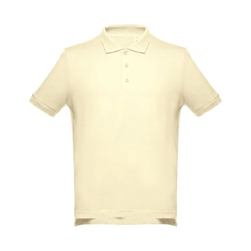 THC ADAM. Polo à manches courtes en coton pour hommes