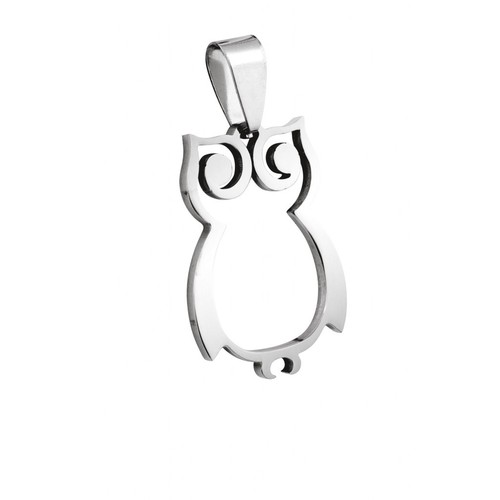 PENDENTIF CHOUETTE - ACIER PENDENTIF CHOUETTE - ACIER