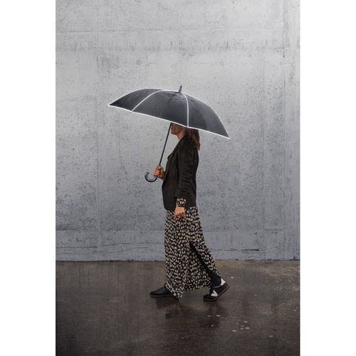 FINNLEY. Paraguas de 68 cm de poliéster reciclado (100 % rPET) pongee 190T, resistente al viento