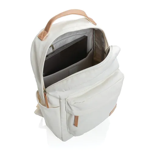 Impact AWARE™ 16 oz. recycled canvas laptop rugzak