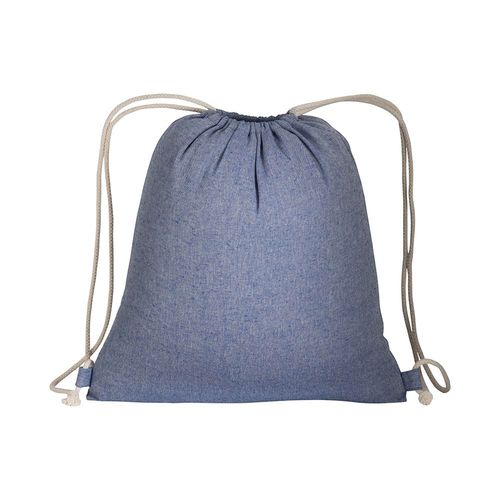 150g/m2 recycled cotton drawstring backpack