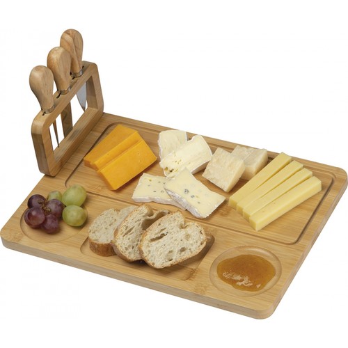 Bamboo cheese set