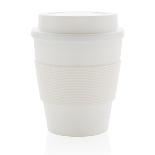 Mug en PP recyclable avec couvercle à vis 350ml Mug en PP recyclable avec couvercle à vis 350ml