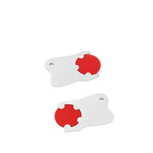 Chip holder with 1€ chip "tooth" Chip holder with 1€ chip "tooth"