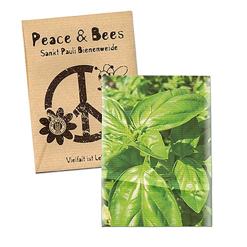 Zaadzakjes mini natronkraft papier - Basilicum Zaadzakjes mini natronkraft papier - Basilicum