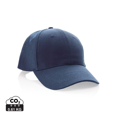 Casquette 6 panneaux en coton recyclé 280gr IMPACT