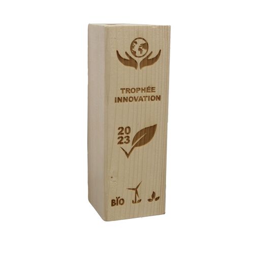 Trophée Bois BLOC 20cm - France Trophée Bois BLOC 20cm - France