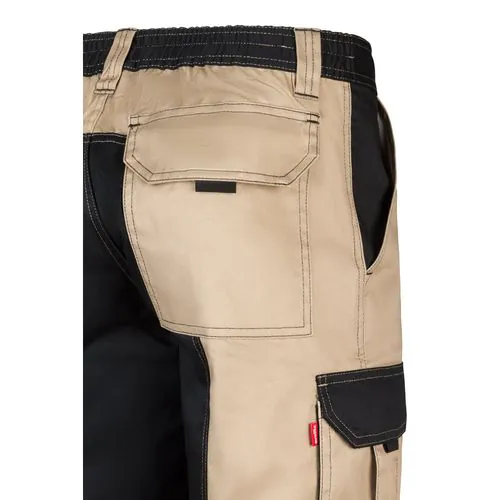 VL NJORD. Two-tone multi-pocket twill trousers (240 g/m²), in cotton (35%) and polyester (65%) VL NJORD. Two-tone multi-pocket twill trousers (240 g/m²), in cotton (35%) and polyester (65%)