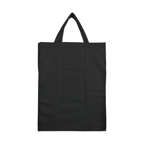 80 g/m2 non-woven fabric foldable shopping bag with gusset and short handles