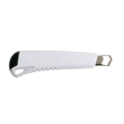 ABS Stanley knife with locking mechanism, large, 2 spare blades