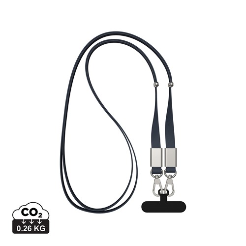 Nivo RCS recycled PET Crossbody lanyard Nivo RCS recycled PET Crossbody lanyard