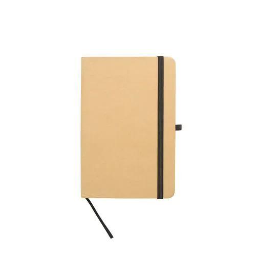Bloc-notes en carton recyclé avec détails colorés Bloc-notes en carton recyclé avec détails colorés