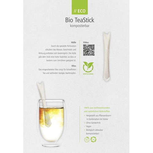 Organic TeaStick - Alpine Herbs - Individ. Design Organic TeaStick - Alpine Herbs - Individ. Design