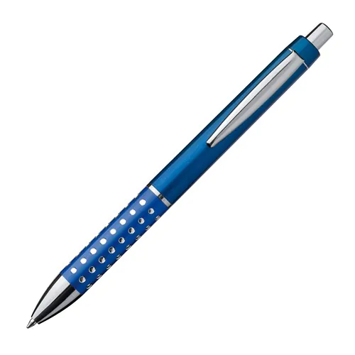 Plastic ball pen with sparkling dot grip zone Plastic ball pen with sparkling dot grip zone