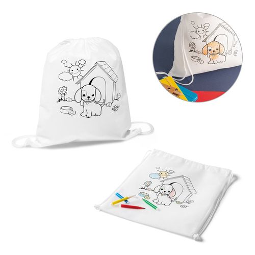 DRAWS. Plecak z non-woven do kolorowania (80 g/m²) DRAWS. Plecak z non-woven do kolorowania (80 g/m²)