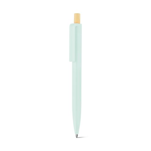 ZARA. Recycled ABS (100% rABS) ballpoint pen with bamboo button ZARA. Recycled ABS (100% rABS) ballpoint pen with bamboo button