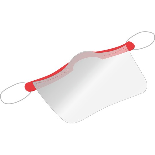 KALIPSO clear face shield-mask for mouth and nose