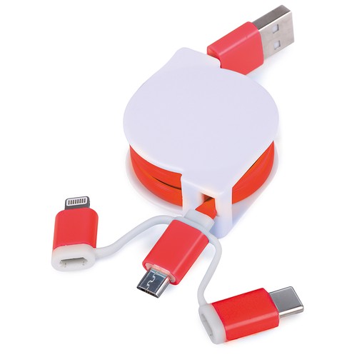 3 IN 1 PLASTIC CHARGING AND DATA TRANSFER CABLE 3 IN 1 PLASTIC CHARGING AND DATA TRANSFER CABLE