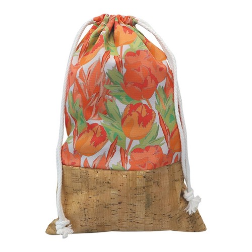 BOLSA DE POLIÉSTER Y CORCHO PERSONALIZABLE BOLSA DE POLIÉSTER Y CORCHO PERSONALIZABLE