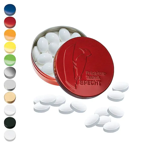 XS Pocket Tin Emboss. Lid Cool Ice