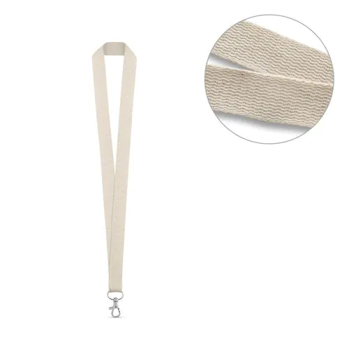 HEATHROW. 100% cotton lanyard HEATHROW. 100% cotton lanyard