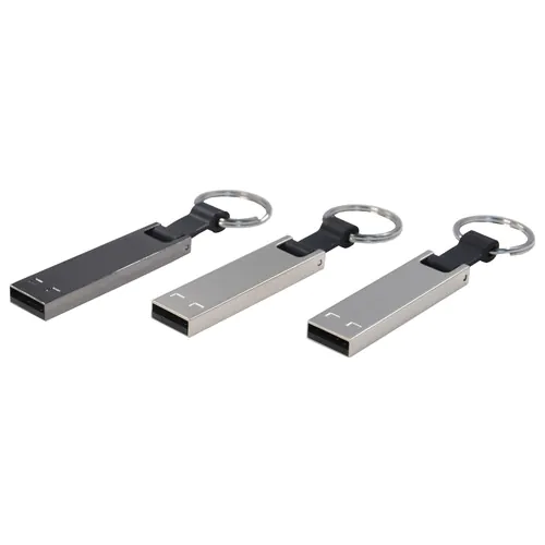 Modello Mini 070 USB 2.0 COB 64 GB argento (opaco), cinturino in silicone colore speciale