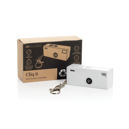 Cliq it RCS gerecyclede plastic sleutelhangercamera Cliq it RCS gerecyclede plastic sleutelhangercamera
