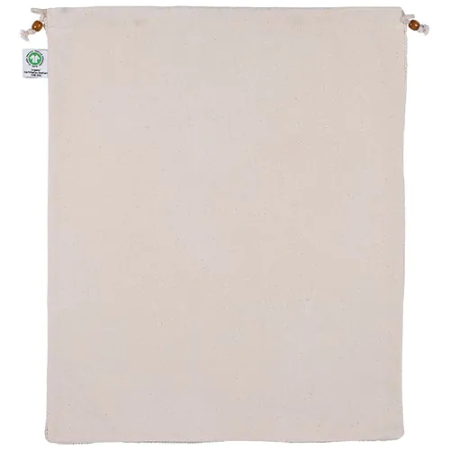ORGANIC COTTON BIG DRAWSTRING BAG ORGANIC COTTON BIG DRAWSTRING BAG