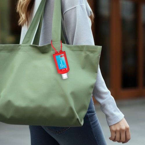 Hand Cleansing Gel, 50 ml Bumper (red), Body Label Hand Cleansing Gel, 50 ml Bumper (red), Body Label