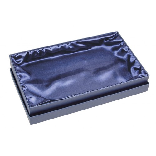 BLUE BOX SATIN BLUE 265X155X35 MM BLUE BOX SATIN BLUE 265X155X35 MM