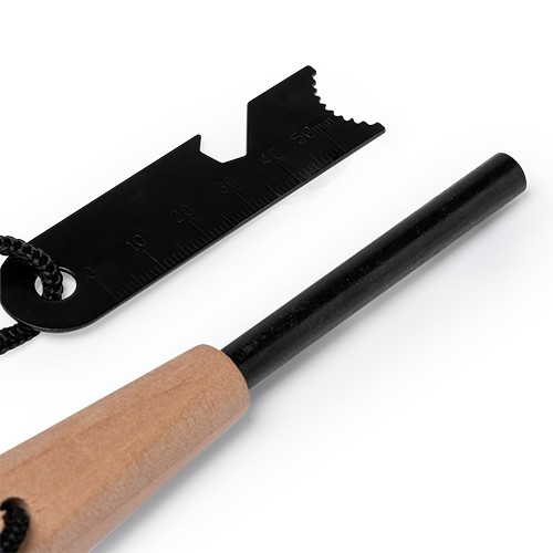 Attrezzo con funzione pietra focaia. Manico in bam Nazira Attrezzo con funzione pietra focaia. Manico in bam Nazira