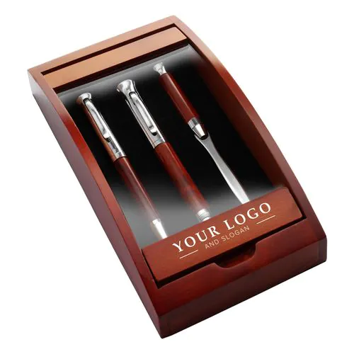 Set scrivania in legno Paulette Set scrivania in legno Paulette